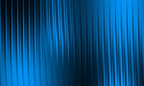 Vertical blue curtains in soft light Stock Illustration