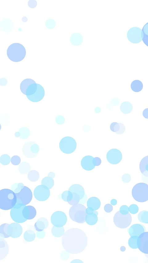 Vertical Blue Cyan Bubble Circle Particle Animation Loop Stock Footage 340955030