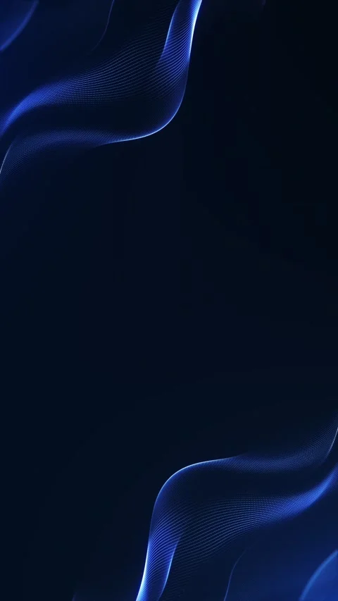 Vertical blue digital wave frame on dark background, futuristic tech loop w.. Stock Footage 341754666