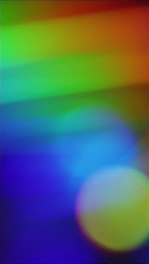 Vertical blue green and red abstract bokeh reflections on dark background f.. Stock-Footage 345089973