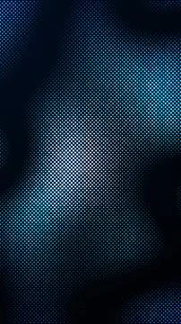 Vertical blue halftone light pattern with dense digital dots on black, usef.. Stock Illustration