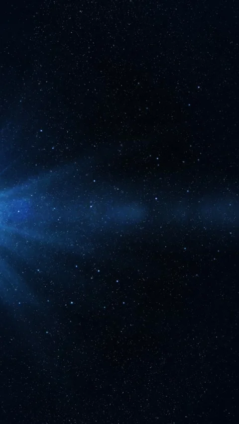 Vertical Blue Light Particle Snowfall Background 4K Loop Video stock 270328231