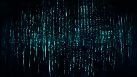 Vertical Blue Light Streaks Background Video stock 339272569