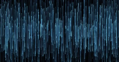 Vertical blue lines depicting data flow or streaming in a techn context. loop Vidéo 269392002