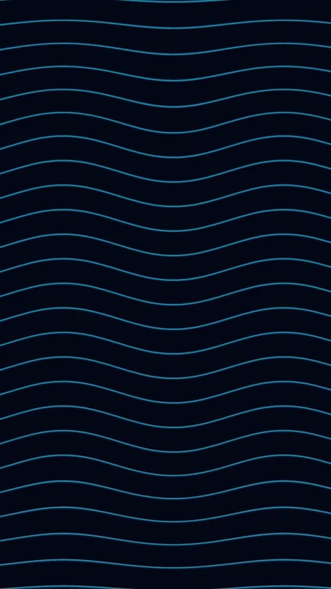 Vertical Blue Sine Wave Frequency Lines Tech Motion Loop Stockbeeldmateriaal 348263049