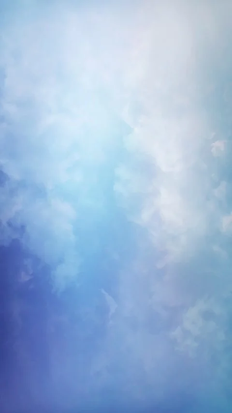 Vertical Blue Skies Rising Clouds 4K Loop Stock Footage 273241159
