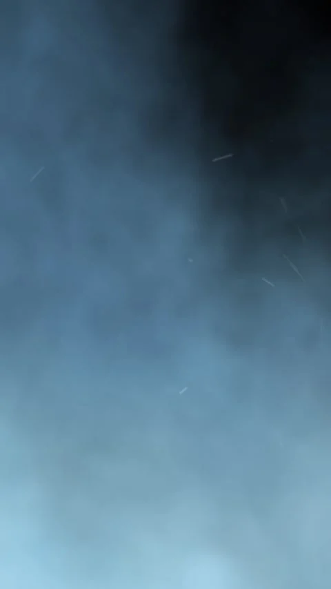 Vertical Blue Smoke and Ash Rolling 4K Loop Stock Footage 278322334