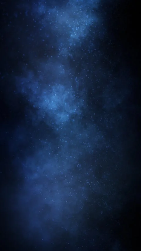 Vertical Blue Smoke Clouds and Particles 4K Loop Stock Footage 268649324