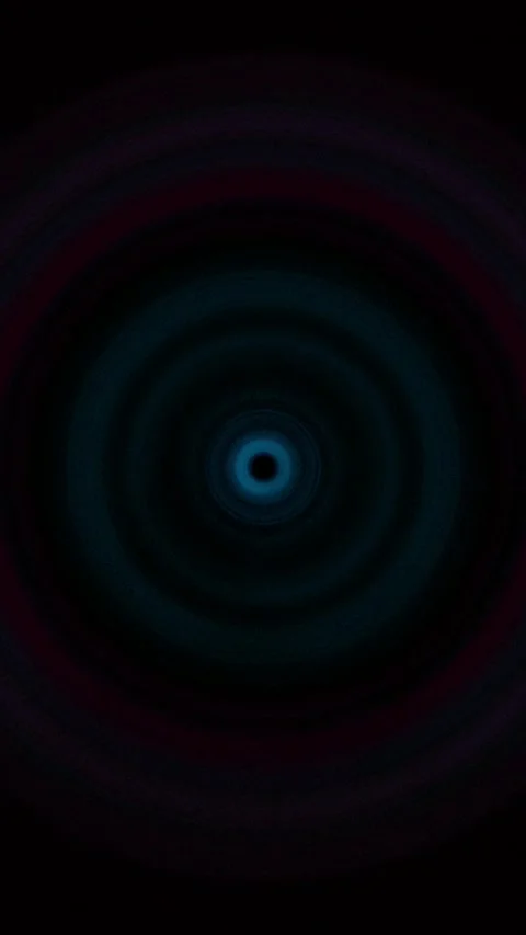 Vertical Blue Sonic Sound Wave Ripple 4K Seamless Loop Video stock 333816013