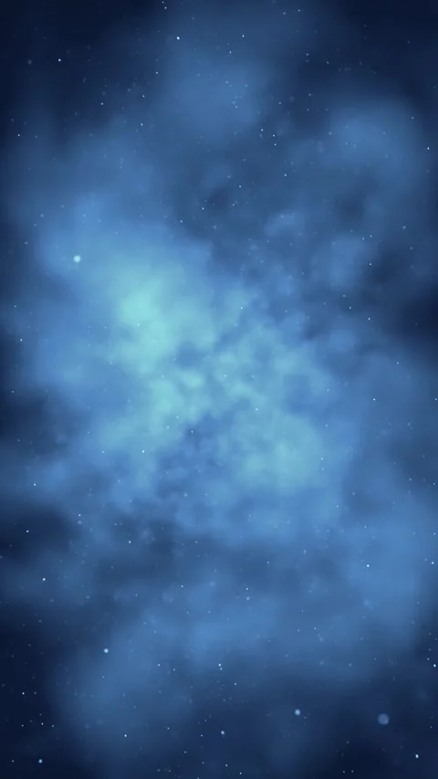 Vertical Blue Space Cloud Flight 4K Loop Stock Footage 308253736