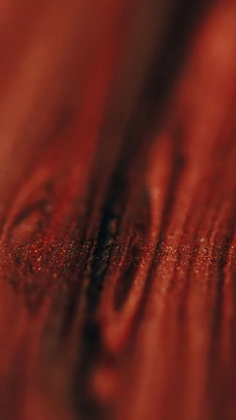 Vertical Blur glitter wave ink background red paint flow Stock Footage 276325956