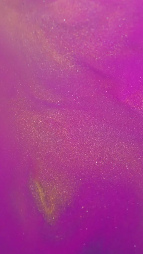 Vertical blur paint pour sparkling glitter liquid Stock Footage 329281145