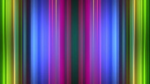 Vertical blurred lines with multi colored rainbow video flicker effect. Mode Stock Footage 247020654