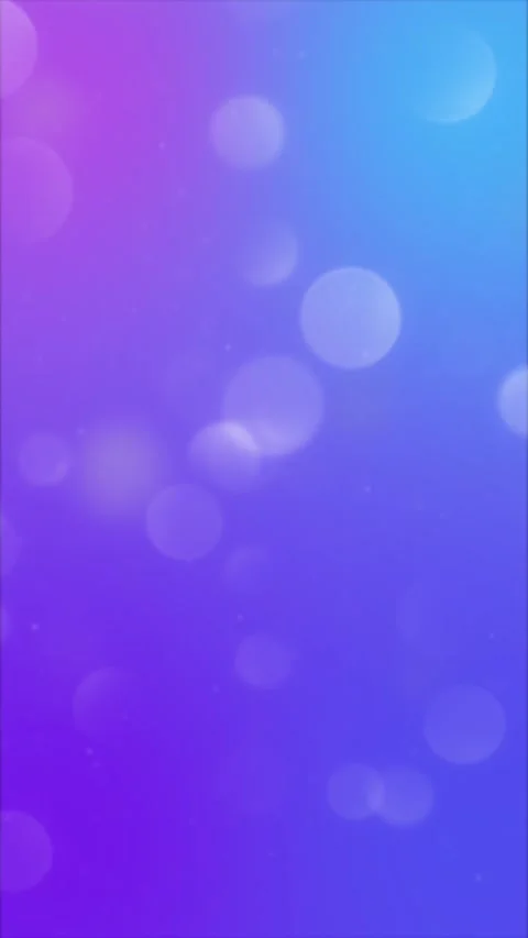 Vertical Bokeh Lights on Shifting Blue Purple Gradient 4K Loop Video stock 304706751