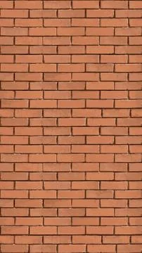 Vertical brick wall background. Stock Illustration
