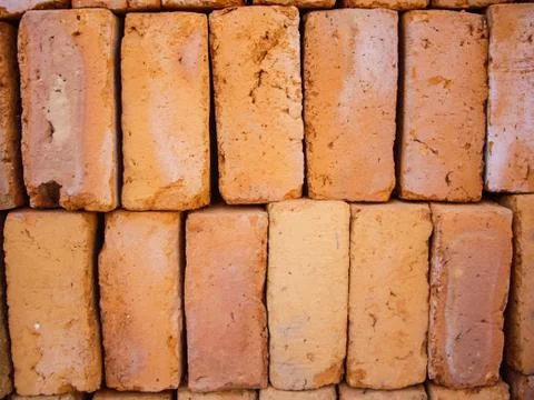 Vertical bricks Foto stock