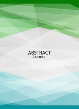 Vertical bright poster with empty place for text. Abstract graph Stock Illustration