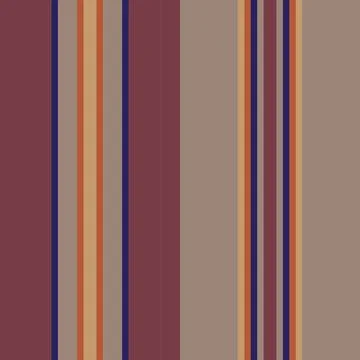 Vertical Brown Striped seamless pattern design Stock Illustration