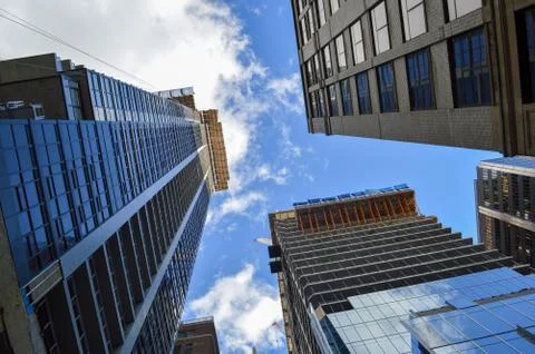 Vertical Buildings Foto stock