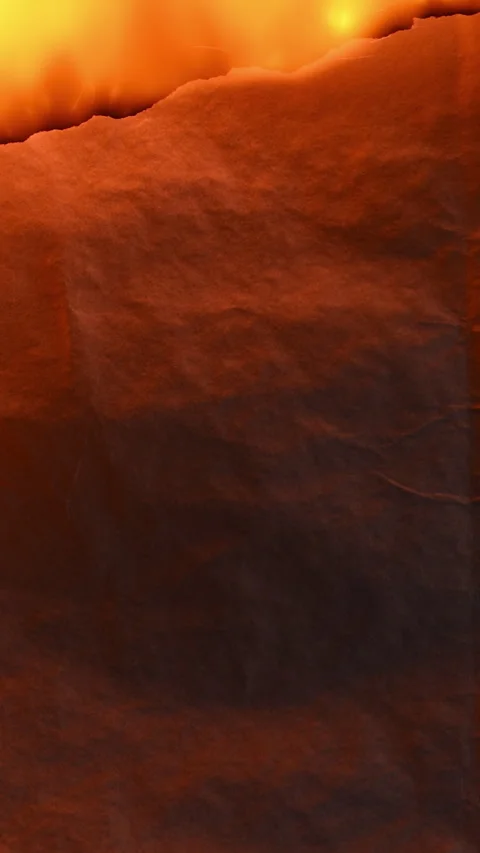 Vertical Burning Document, Nuclear Threat War Concept, 4K Video stock 335023102