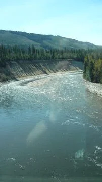 Vertical Canada River Trail Stock Photos