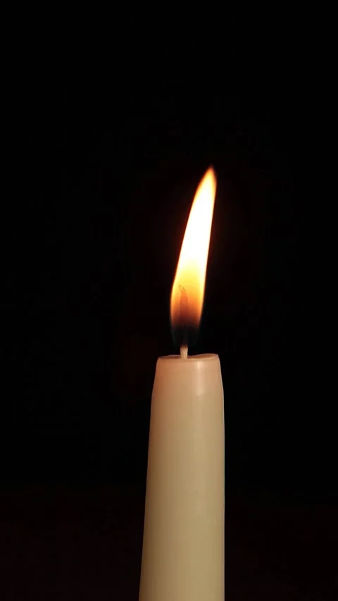 Vertical candle dark background Stock Footage 269901978