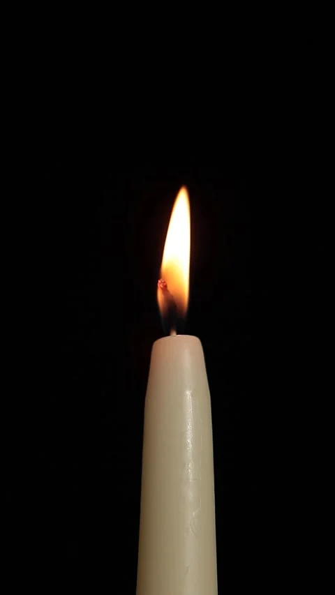 Vertical candle dark background Stock Footage 269901980