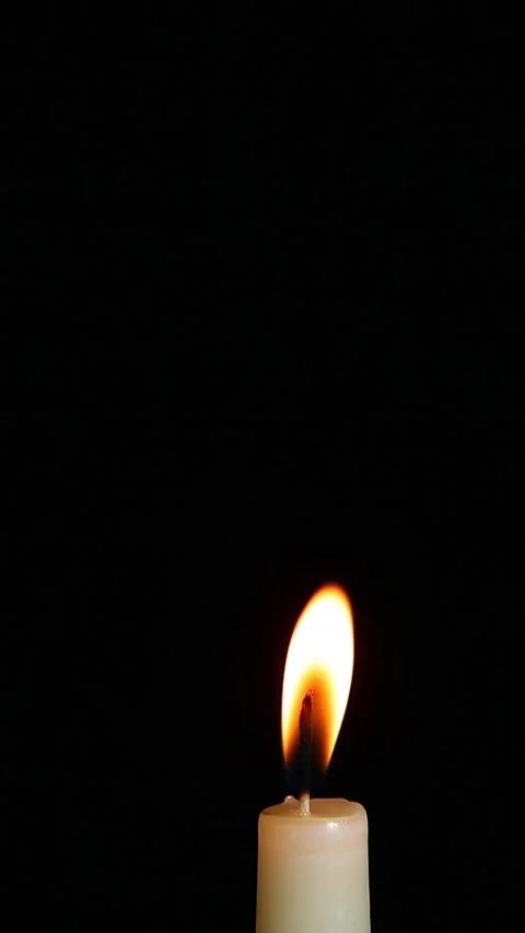 Vertical candle dark background Stock Footage 270211246