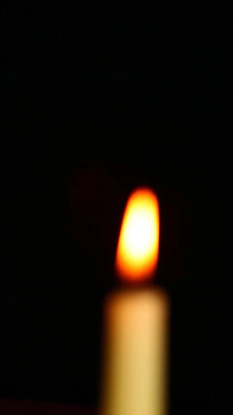 Vertical candle dark background Stock Footage 270213098