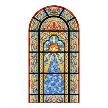 Vertical catholic picture. Stock Illustration