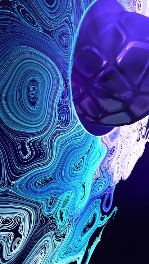 Vertical Celestial Abstract Background Video stock 231714434