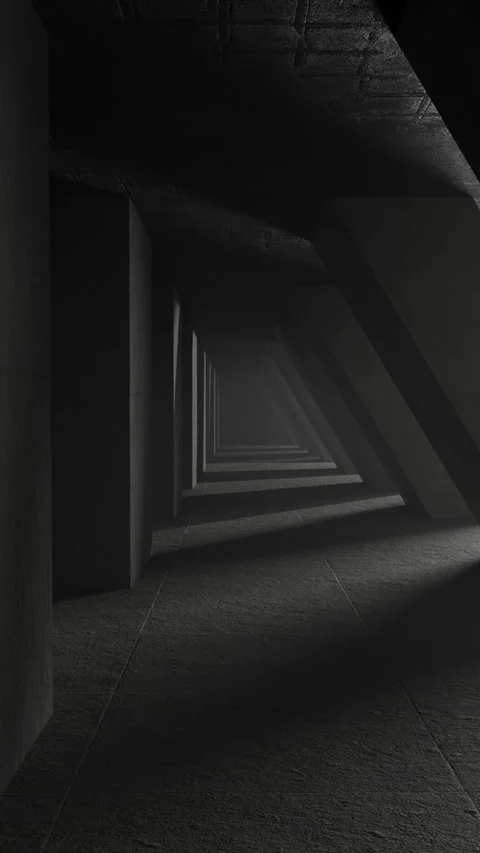Vertical cement concrete column seamless pattern. Brutalist architecture Stock Footage 260469499