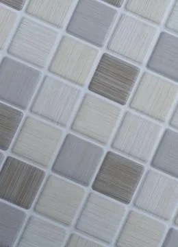 Vertical Ceramic Mosaic Tile Wall Texture Background Stock Photos