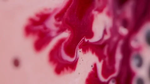 Vertical chemical fluid molecular texture paint Stock Footage 334623960