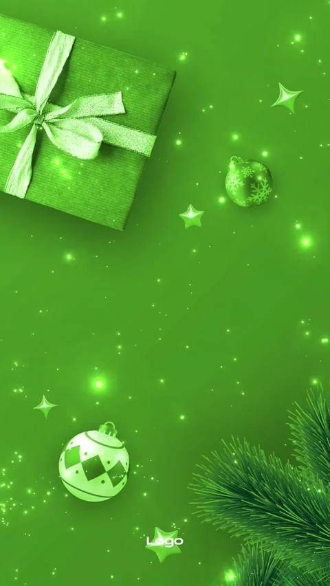 Vertical Christmas animated background. 9:16 Vídeo Stock 339304317