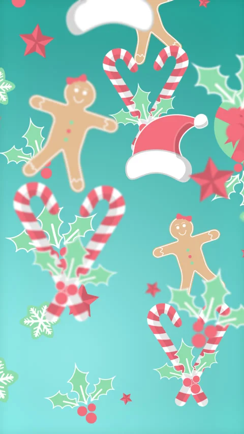 Vertical christmas Falling Pattern Stock-Footage 274968041