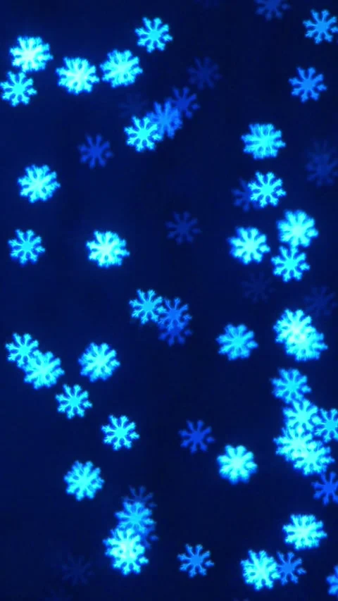Vertical Christmas Lights Background with Festive Holiday Shapes Stock Footage 293088603