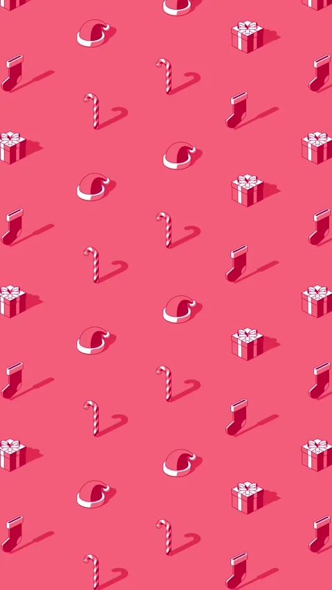 Vertical Christmas themed loop animation background Stock Footage 320039507