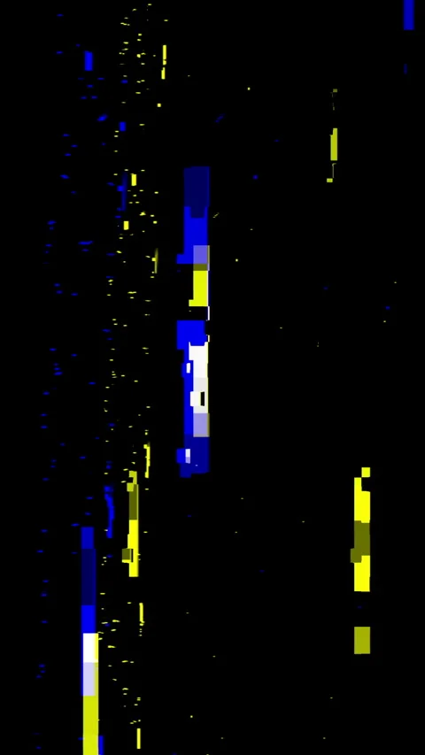 Vertical Chroma Streaks Over Dark Background Crafted For VR Developer UI Stock Footage 324859330
