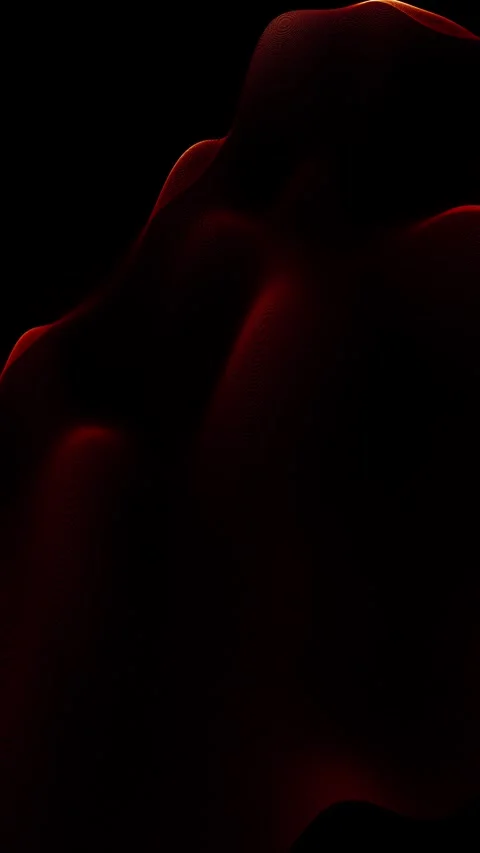 Vertical Cinematic Flame Waves Animation with Dark Background Stock Footage 317677756