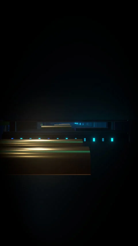 Vertical cinematic forward dolly movement gliding through a, Vertical 9:16 4K Stock Footage 338215324