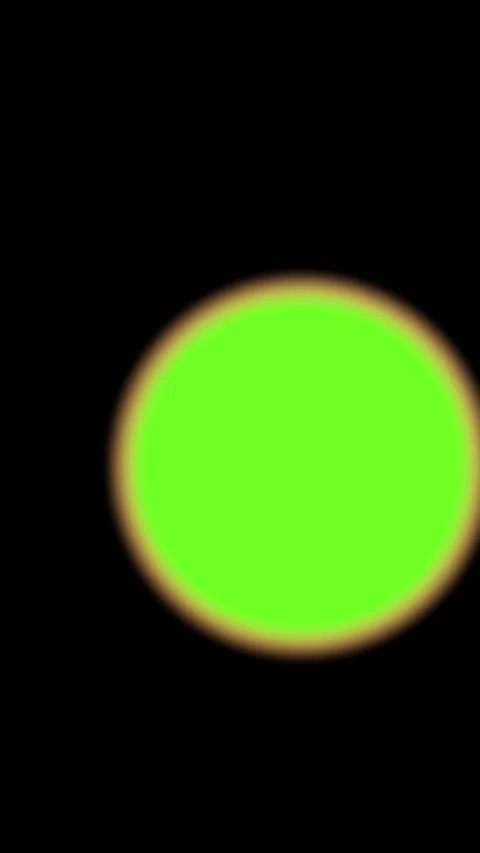 Vertical Circle Transition Sharp Offset Chartreuse Overlay Stock-Footage 339135568