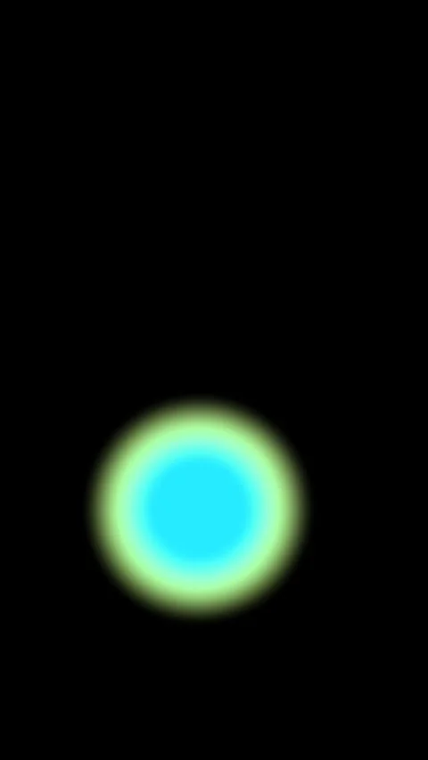 Vertical Circle Transition Soft Offset Cyan Overlay Vídeo Stock 339135482