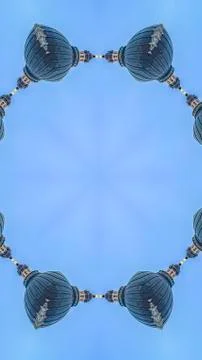 Vertical Circular shape made with architecture in Utah 스톡 사진