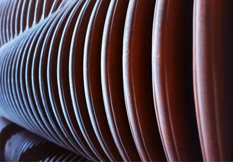 Vertical clay construction pancakes texture Stock Photos