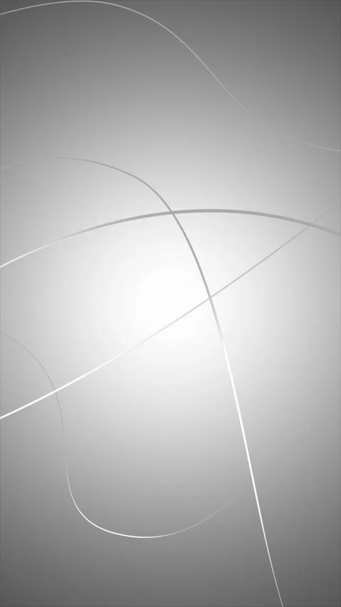 Vertical Clean Elegant Silver Line Curve 4K Seamless Loop Video stock 333816020
