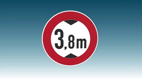 Vertical clearance Video stock 70347424