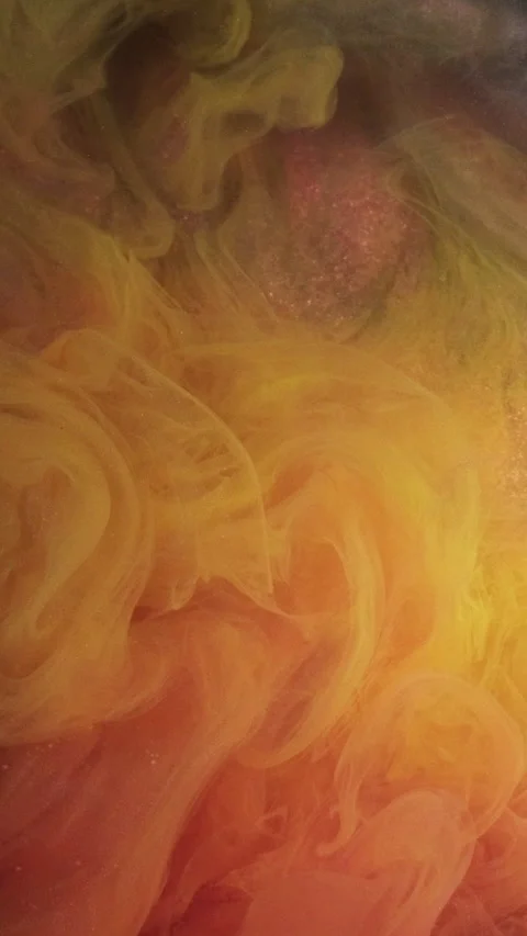 Vertical cloud ink paint smoke splash cloud glow Video stock 314757551