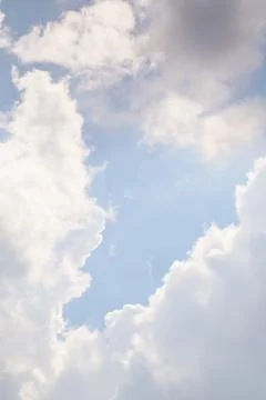 Vertical Cloud Scape  Cloud from Tropical Sky. Foto stock