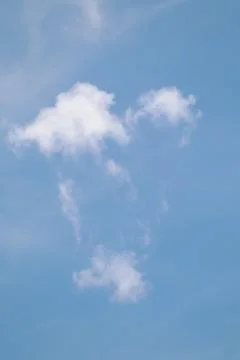 Vertical Cloud Scape  Cloud from Tropical Sky. Foto stock